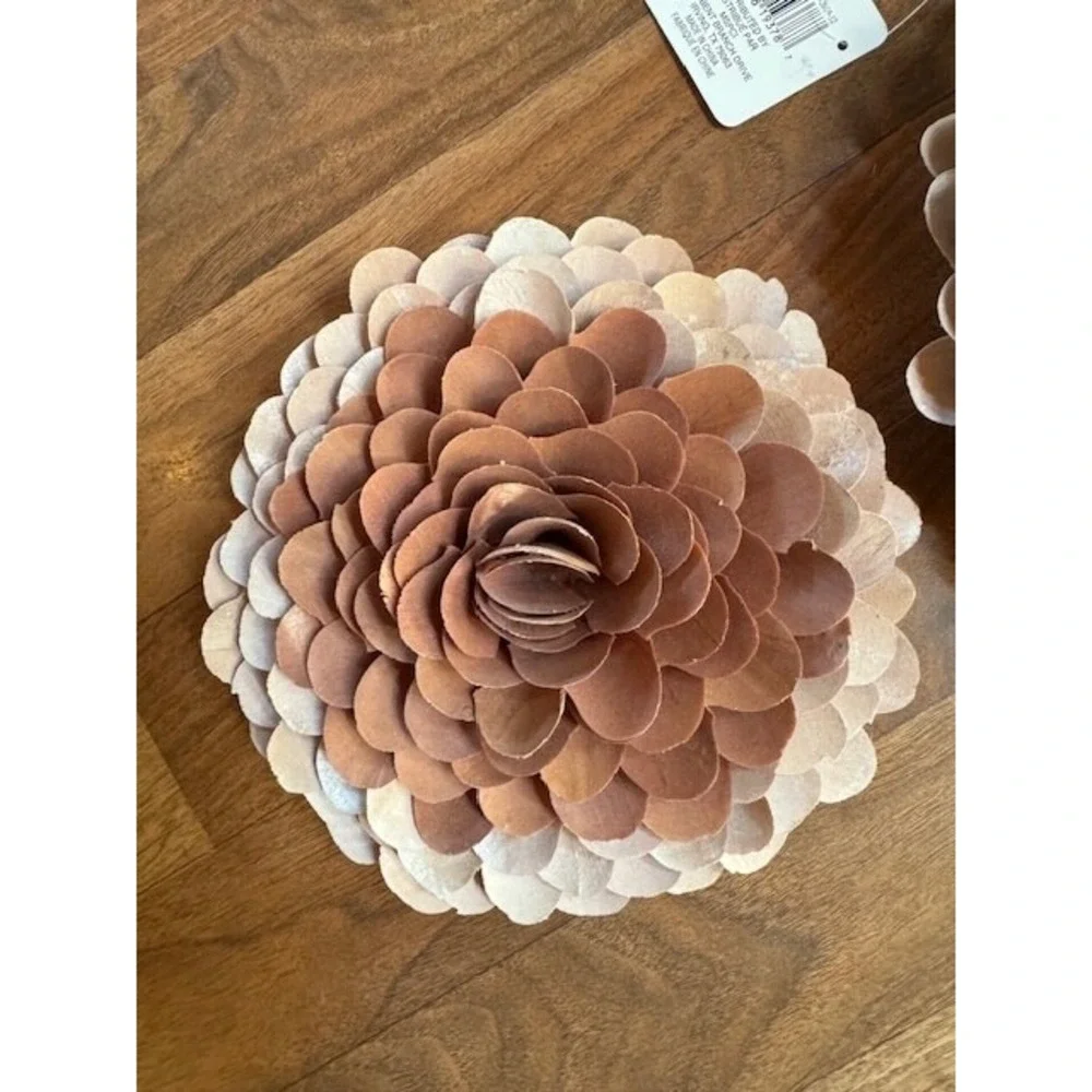 Ashland Blush Rose‎ Floral Wall Decor Set of 2 Rustic Farmhouse Accent Pieces